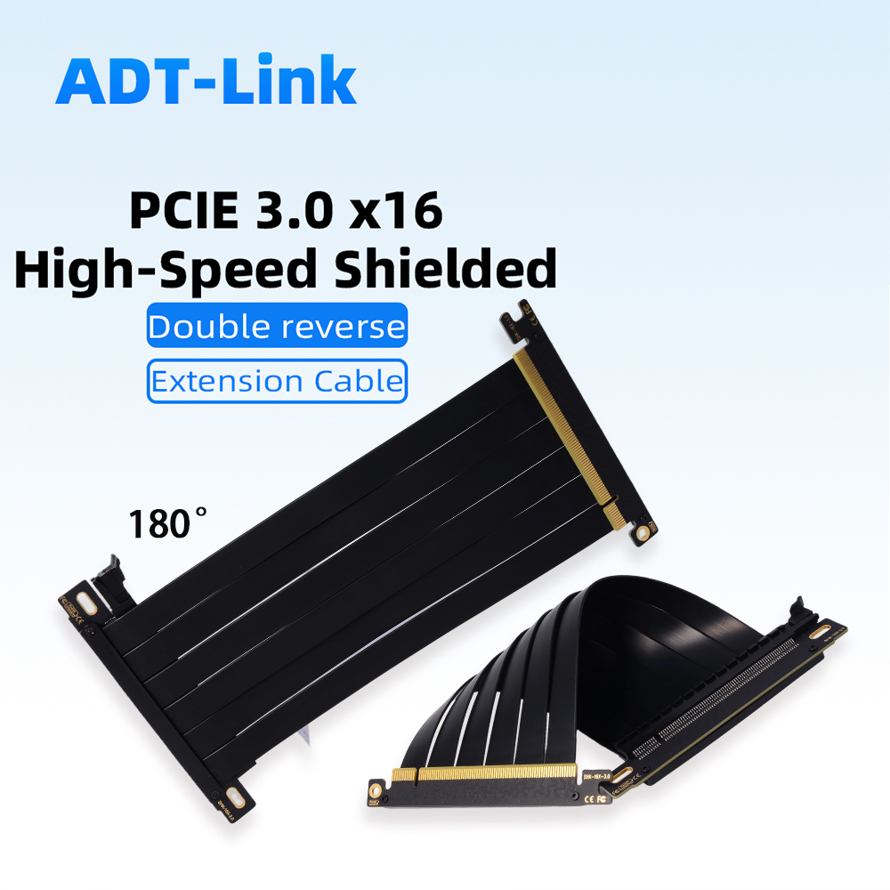 Kabel Riser PCIE 3.0 X16 Adapt - Pcie 5.0 Gpu Riser Cable ulasan dan harga